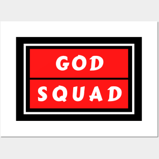 God Squad | Christian Typography Posters and Art